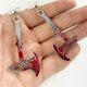 thumbnail image 5 of Pendientes con forma de cuchillo punk, joyas de terror, pendientes para mujer, joyas góticas, regalo, 1, 5 of 5