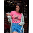 thumbnail image 2 of Vintage Colorful Rock Art Shaped T-Shirt Women -Image by Shutterstock, Female Small, 2 of 4