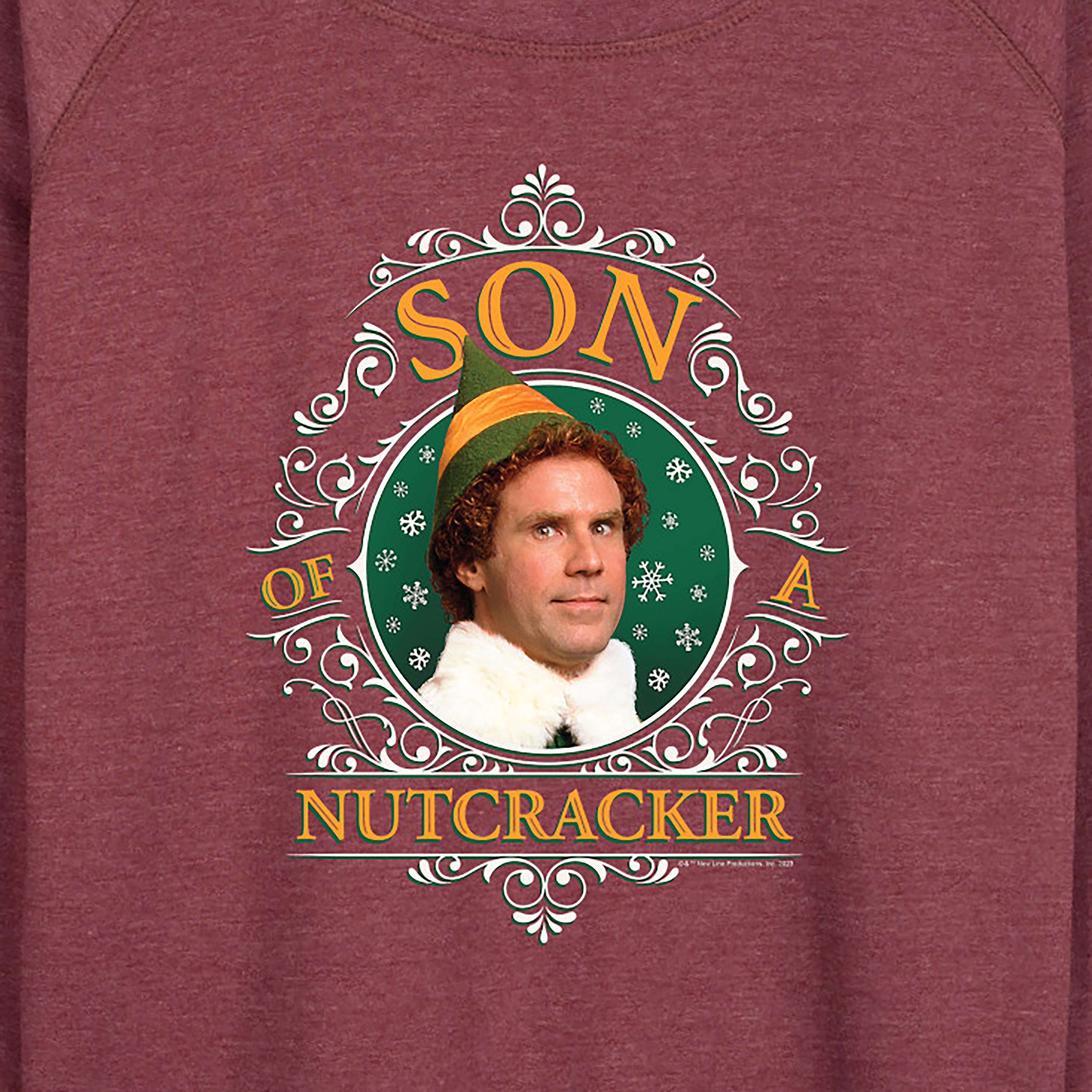 ELF - Christmas Son Of A Nutcracker - Women's Lightweight French Terry Long Sleeve Shirt