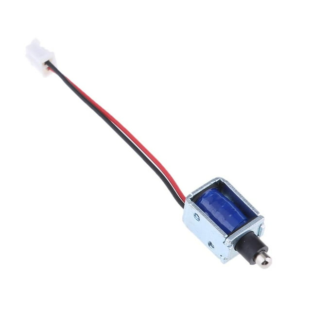 DC12V 0.42A Perno Eléctrico Cerradura De Solenoide Magnética Push-Pull pequeña sala Cerradura De