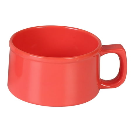 Excellante Color Orange melamine dinnerware collection 10 oz, 4" soup mug, comes in dozen