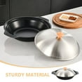 thumbnail image 3 of PTOOTP Japanese Style Sukiyaki Pot Iron Easy Cleanup for Professional Chefs 1Set, 3 of 8