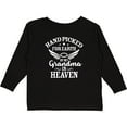 thumbnail image 3 of Inktastic Handpicked for Earth By My Grandma in Heaven Angel Wings Boys or Girls Long Sleeve Toddler T-Shirt, 3 of 5