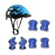 thumbnail image 1 of 7 unids/set casco de bicicleta para niños casco de ciclismo ligero transpirable casco para monopatín casco de patinaje para ciclismo deportes al aire Azul, 1 of 8