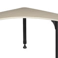 thumbnail image 3 of 28" Boomerang Height Adjustable School Desk with Book Storage & Backpack Hook - Maple, 3 of 5