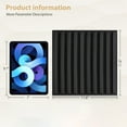 thumbnail image 2 of 30 pcs 11.8" x 11.8" Slat Wall Panel, 3D Fluted Textured Panel. - Black (29 sq. ft./Box), 2 of 7