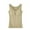 Brown, variant on Women's Modal Cotton Tank Top with Shelf Bra, Sleeveless V Neck Soft Pamajas Top with Built in Bra for Women (Free Size, Yellow)