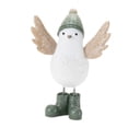 thumbnail image 4 of Melrose 94071DS 2.5 in., 3.5 in., 4.5 in. Resin Winter Bird, White & Beige - Set of 6, 4 of 6