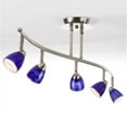 thumbnail image 1 of Cal Lighting SL-954-5-BK-GNF Track Lighting, Green Fire Glass & Black, 1 of 1