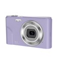 thumbnail image 2 of Cámara digital delgada práctica portátil para niños Videocámara Selfie Cámara 36MP Regalos creativos de cumpleaños de año Nuevo para niños Niños Púrpura Soledad Cámara digital HD, 2 of 7