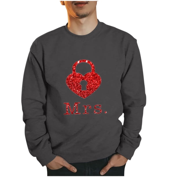 Sudaderas sin capucha para hombre, estilo casual, a la moda, con cuello redondo, estampado, de manga larga, blusas de manga larga y cuello redondo, blusas de poliéster para hombre