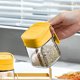 thumbnail image 4 of Tarro de vidrio para condimentos | Recipiente de especias sellado transparente a prueba de fugas | Vidrio a prueba de grietas por calor de grado alimenticio | Gran apertura | Para viajes de barbacoa, 4 of 5