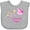AC-Heather Grey, variant on Inktastic I Love My Papa Girls Baby Bib