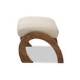 thumbnail image 3 of Baxton Studio Sablonne Ottoman, Light Beige, 3 of 7
