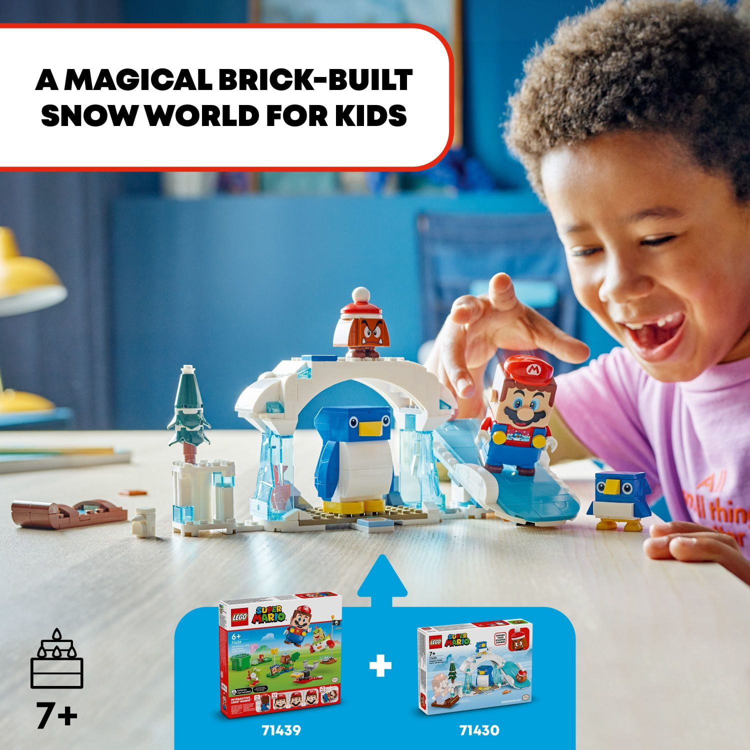 LEGO, Super Mario Penguin Family Snow Adventure Set, 71430, 228