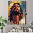 thumbnail image 4 of Qisvanset Framed Canvas Wall Art, 12x16 Inch Jesus Way Baptism Religious Portrait Wall Print, 4 of 8