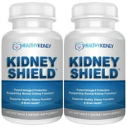 Kidney Restore Kidney Shield Omega-3 Kidney Detox Supplement, 240 Softgels (2 Pack)