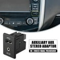 thumbnail image 2 of USB Port Socket Auxiliary Jack 4 Pins Audio Video Jack Compatible For 370Z Altima Frontier Kicks NV Rogue Rogue Sport Xterra Replaces 795405004 28023-4BA0, 2 of 8