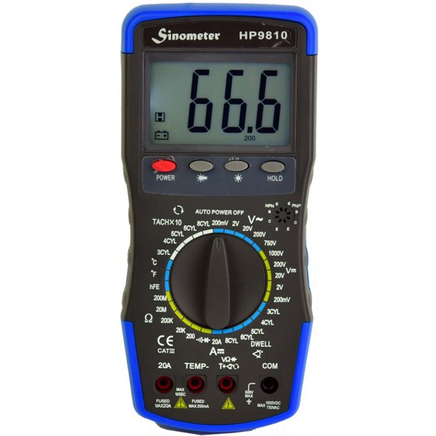 Sinometer HP9810 Automotive Digital Multimeter with Thermometer