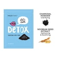 thumbnail image 4 of FACETORY K Beauty Face Mask Skin Care - LET'S TALK DETOX PURIFYING Sheet Mask with Charcoal & Volcanic Ash | Pore Refining Charcoal Face Mask (5 Pack), 4 of 9