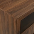 thumbnail image 3 of Walker Edison Farmhouse 4 Door TV Stand for TVs up to 80", Dark Walnut, 3 of 19