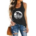 thumbnail image 2 of Hpapadks Tank Top for Women Sleeveless Printed Tanks Loose Fit Running Athletic Shirts Camisole Tops for Women Black L, 2 of 4