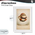thumbnail image 4 of Stupell Industries Tropical Pufferfish Of Maritime Bathing Society White Framed Print Under Glass, 17 x 23, by Grotto Studios, 4 of 8
