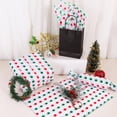 thumbnail image 5 of Red and Green Dots Christmas Tissue Paper Bulk，Dots Wrapping Tissue Paper for Gift Bags, 14 x 20 Inch Gift Wrap for Christmas Party DIY Crafts Decor Holiday Flowers,50 Sheets, 5 of 6
