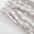 thumbnail image 5 of Kaemgyyd Women Plus Size Pajama Pants Winter Cozy Sherpa Lounge Pants Cute Polka Dot Fleece Fuzzy Pjs Bottom Sleepwear, 5 of 6