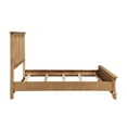thumbnail image 4 of New Classic Furniture Sunstone Wood King Panel Bed in Honey Brown, 4 of 7