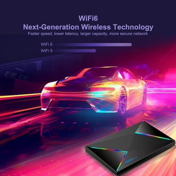 2025 Android TV Box, Android 14.0 TV Box Octa-core Cortex A55N CPU