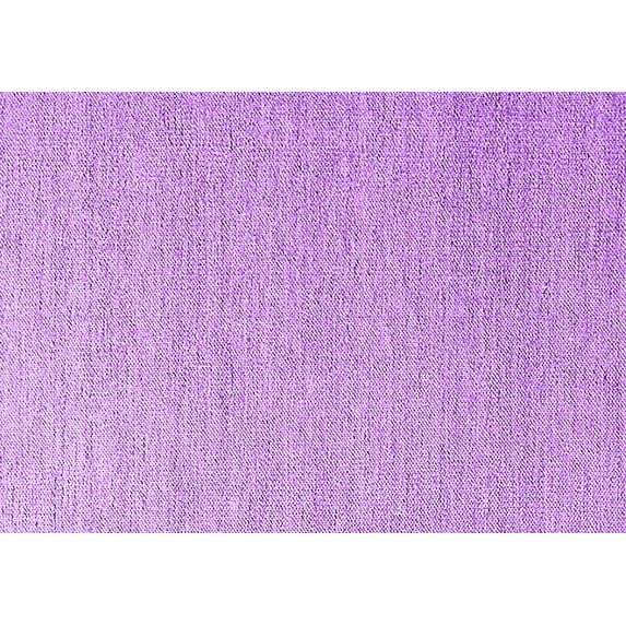 Ahgly Company Indoor Rectangle Solid Purple Modern Area Rugs, 4' x 6'