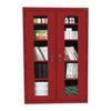 SANDUSKY EA4V462478-01 Storage Cabinet,78 in.,Steel,Red