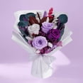 thumbnail image 2 of Ramos de flores preservadas Bonsion Purple Natural Roses, 2 of 5