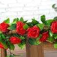 thumbnail image 7 of SPRING PARK Artificial Flower Silk Rose Leaf Garland Vine Ivy Home Wedding Garden Decor, 7 of 7