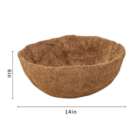 Mainstays 14 in Round Coco Fiber Liner,Coconut Fiber Material
