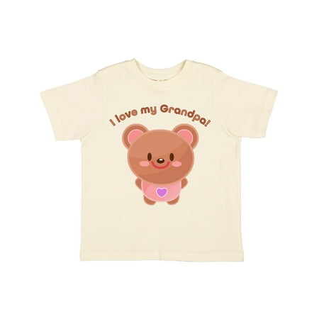 

Inktastic I Love My Grandpa- Cute Baby Bear Gift Toddler Boy or Toddler Girl T-Shirt
