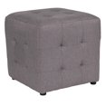 thumbnail image 1 of Avendale Tufted Upholstered Ottoman Pouf in Beige Fabric, 1 of 11