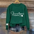 thumbnail image 2 of Patlollav Womens St. Patrick's Day Sweatshirts Tops, 2 of 6