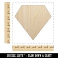thumbnail image 2 of Diamond Engagement Wedding Solid Wood Shape Unfinished Piece Cutout Craft DIY Projects - 6.25 Inch Size - 1/4 Inch Thick, 2 of 7