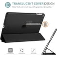 thumbnail image 4 of Ipad 2 Ipad 3 Ipad 4 Cover, Ultra Thin Lightweight Stand Cover With Translucent Frosted Backside Smart Cover For 9.7 "Apple Ipad 2, Ipad 3, Ipad 4 - Black, 4 of 4