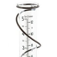 thumbnail image 3 of KARLSITEK Metal Frame Rain Gauge Glass Spiral Rain Gauge With Detachable Spiral Shape And Ground Insert,Yard Lawn Porch Decor, 3 of 5