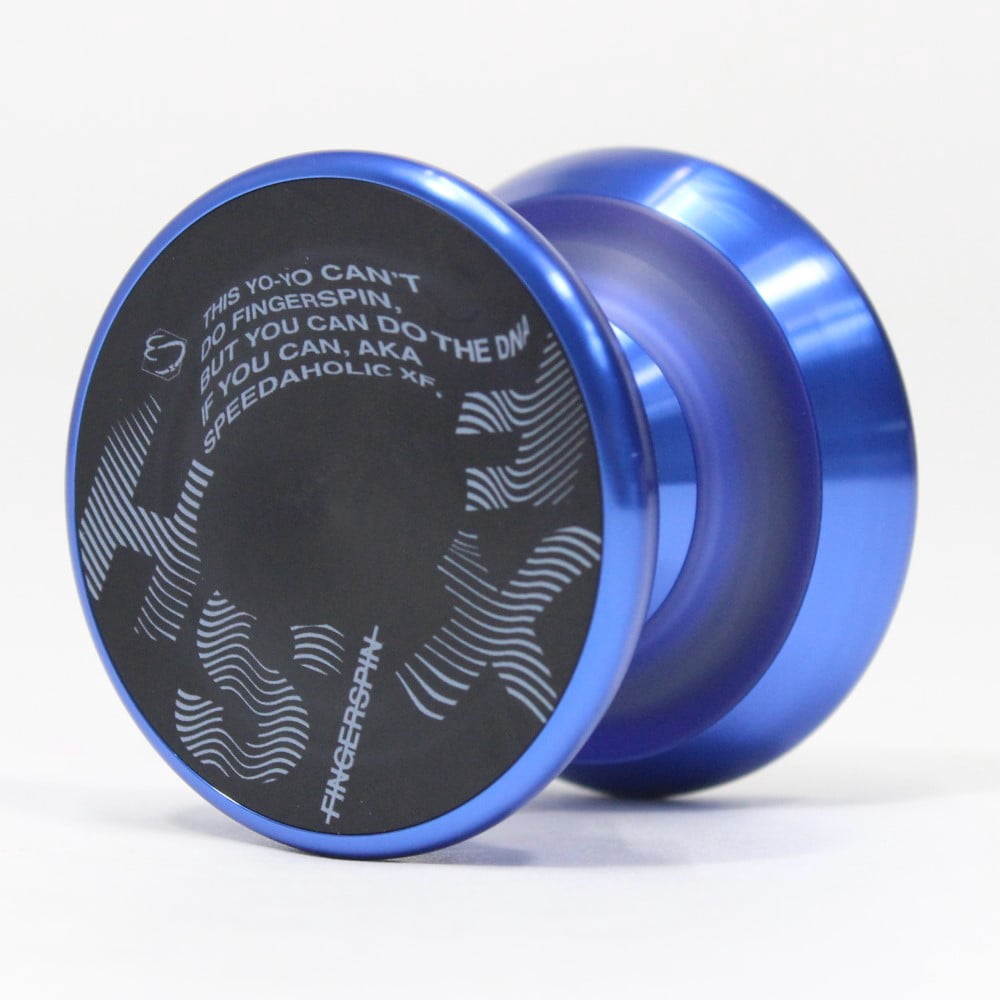 C3yoyodesign SHXF Speedaholic XF Yo-Yo - Aluminum and PC Body with PC Caps (Blue)