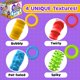 thumbnail image 4 of Pulsera Fidget Small Fish Sensory para niños y adultos, paquete de 4, 4 of 6