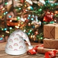 thumbnail image 6 of Fuzoiu Rainbow Print Santa Hat Christmas Hat for Adults,Santa Hats with Pompom, Unisex Xmas Holiday Hat for Christmas New Year Festive Party Supplies, 6 of 6