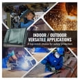 thumbnail image 6 of Welding Screen 6x6ft with Frame, Flame-Resistant Welding Curtain, Mobile Welding Protection with Wheels, UV Protection, Workshop Industrial Use, Green, 6 of 7