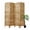 Wood Color, variant on Room Dividers and Folding Privacy Screens, Wood Louvered Separators Divider Wall for Home Office Bedroom,White