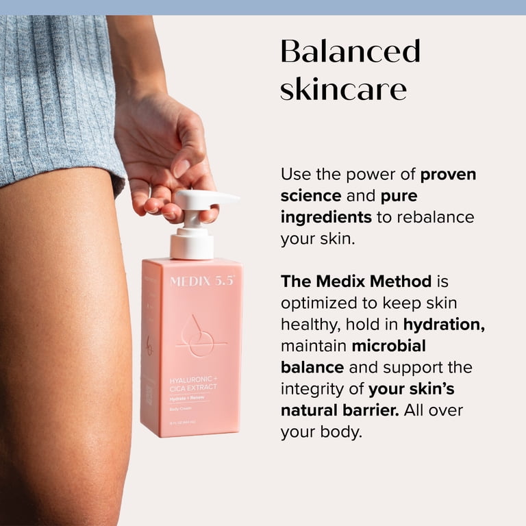 Medix 5.5 Hyaluronic Acid Body Cream + 3% Booster Serum Set