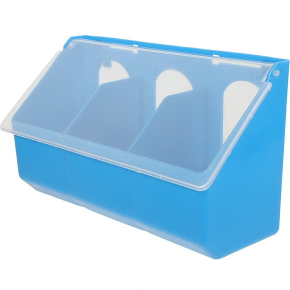 BRIGHTFUFU Alimentador de palomas colgable, caja de almacenamiento de comida para palomas, jaula para pájaros, alimentador colgante