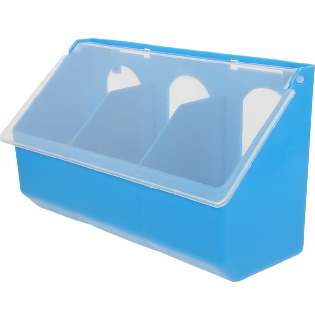 BRIGHTFUFU Alimentador de palomas colgable, caja de almacenamiento de comida para palomas, jaula para pájaros, alimentador colgante
